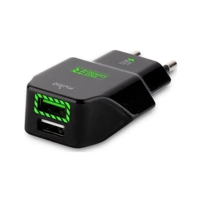Kucni Punjac Puro 24 Dual USB 2.4a Crni