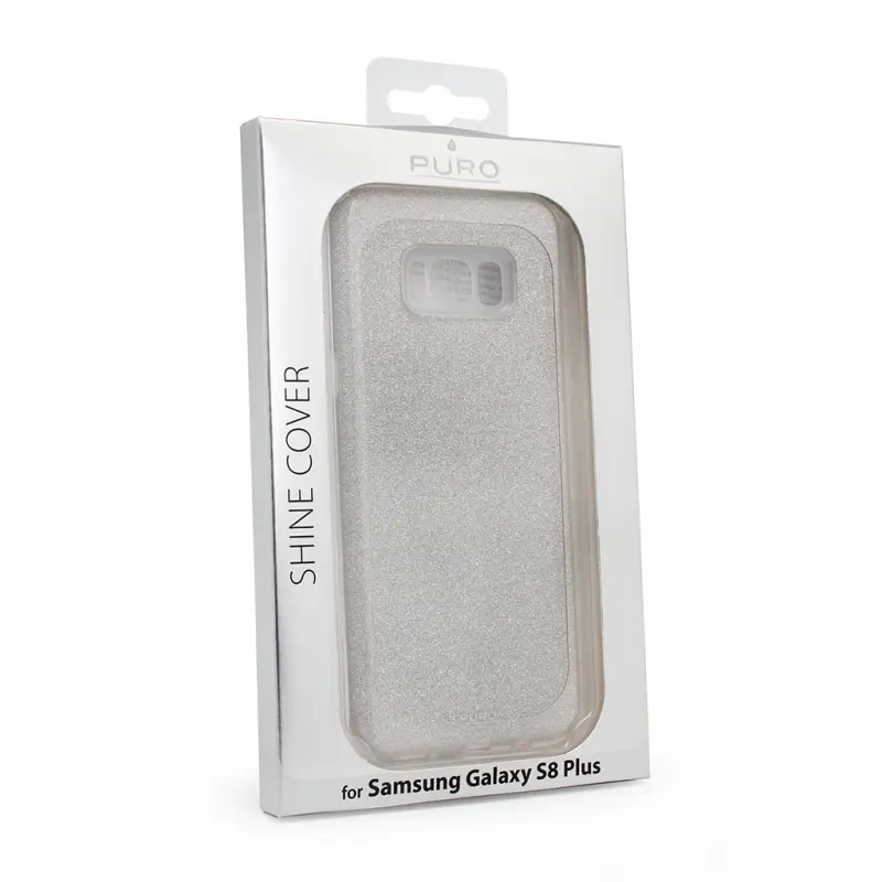 Torbica Puro Shine za Samsung G955 S8 Plus Srebrna