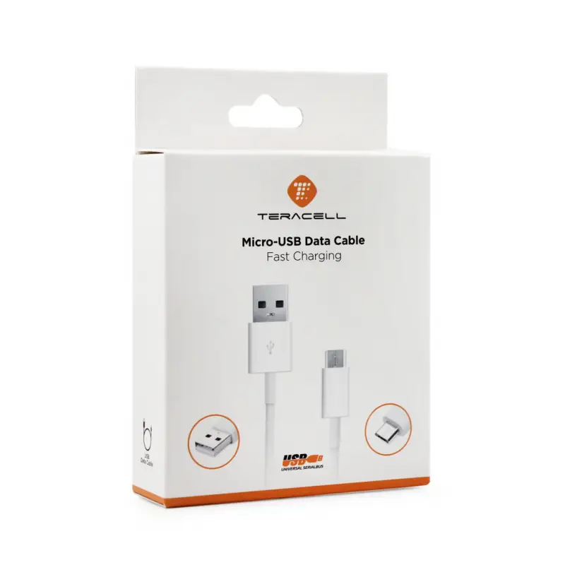 Data Kabl Teracell Plus 2.4a Micro USB Crni 1.2m