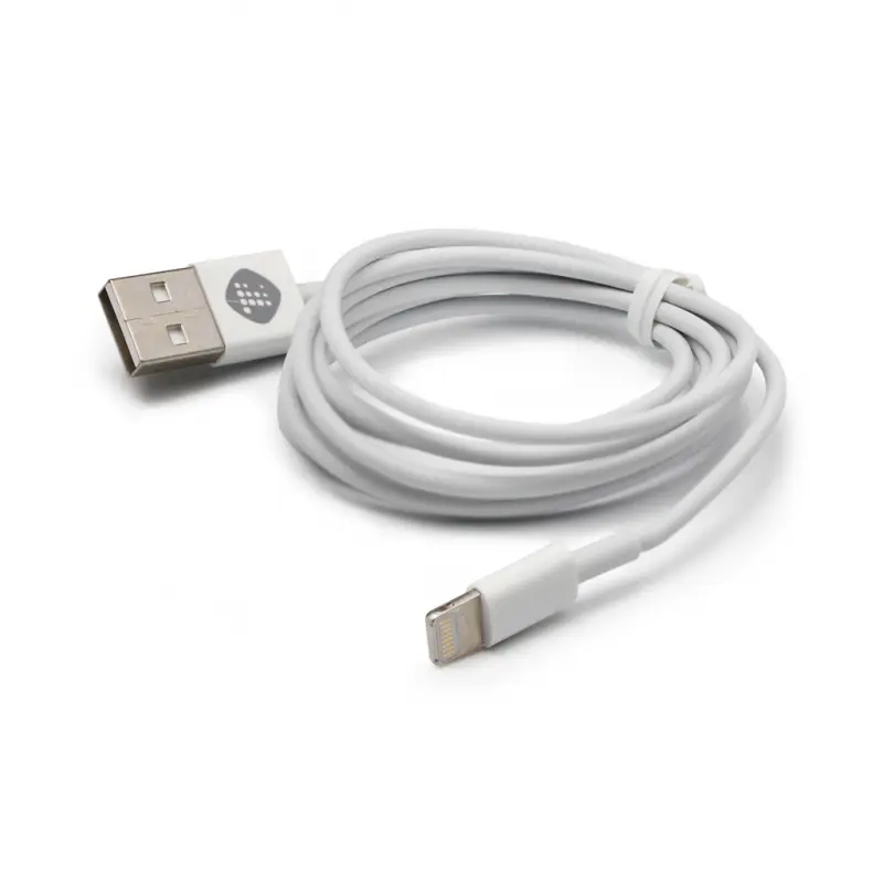 Data Kabl Teracell Plus 2.4a za Iphone Lightning Beli 1.2m