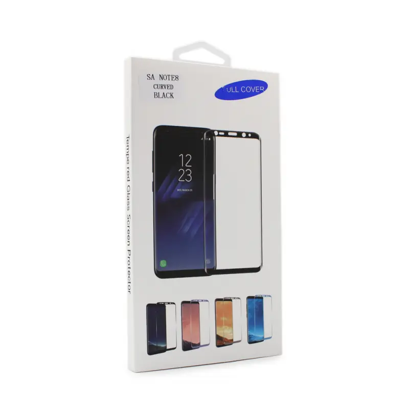 Zastitno Staklo Tempered Glass za Samsung N950F Note 8 Zakrivljeni Crni