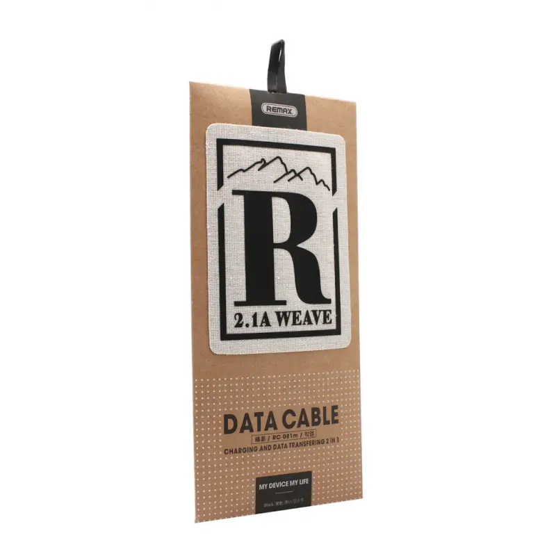 Data Kabl Remax Weave Rc-081m Micro USB Zeleni 1M
