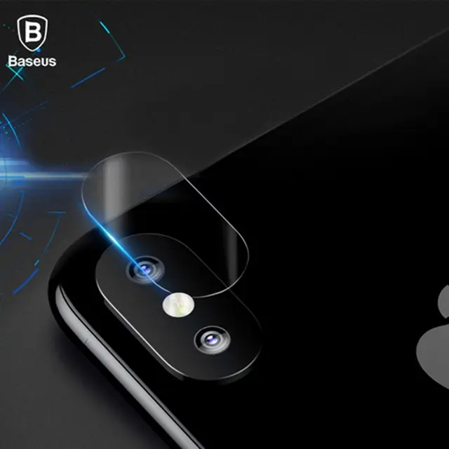 Baseus Camera Lens Staklena Zastita Kamere za Iphone X Transparent