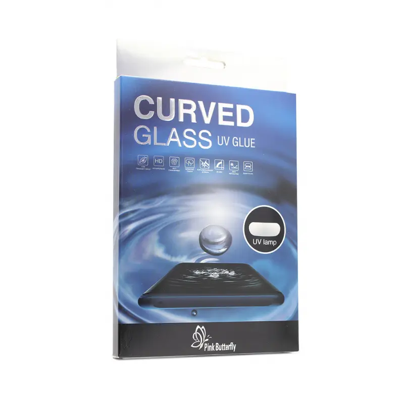 Zastitno Staklo Tempered Glass UV Glue Full Cover + Lampa za Samsung N950F Note 8