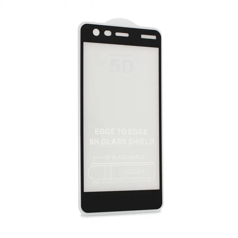 Zastitno Staklo Tempered Glass 5D za Nokia 2 Crni