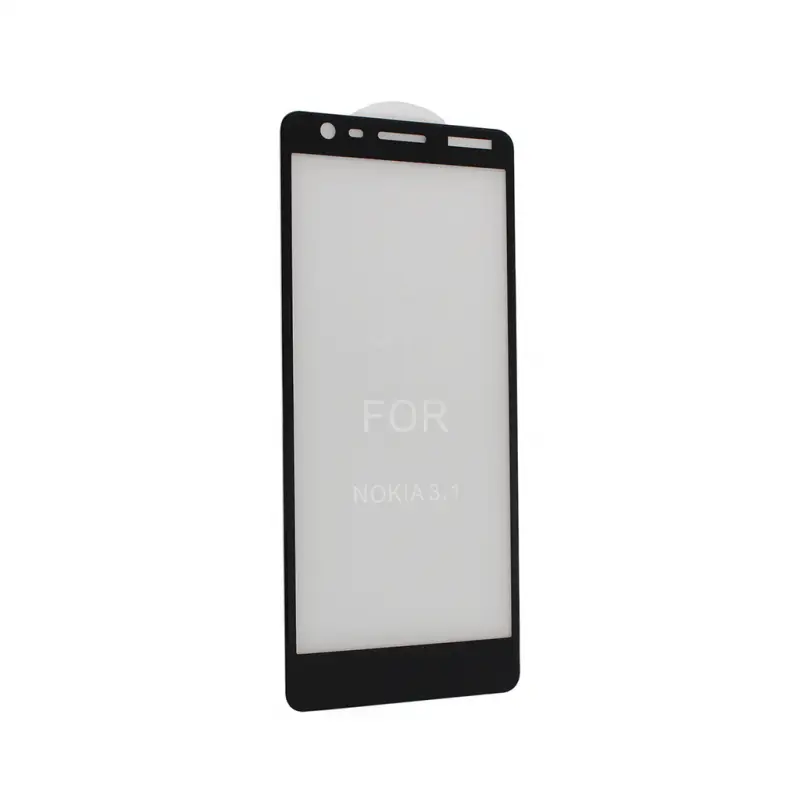 Zastitno Staklo Tempered Glass 5D za Nokia 3.1 2018 Crni