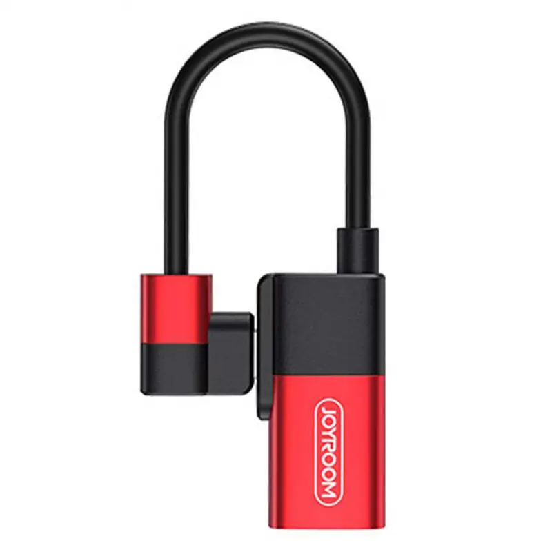 Adapter Joyroom za Slusalice i Punjenje Iphone Lightning Crveni