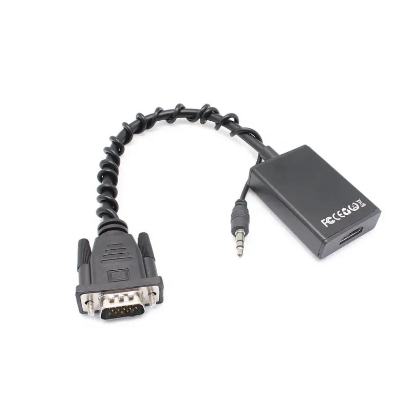 Adapter VGA M na HDMI Z (audio+power) 25CM