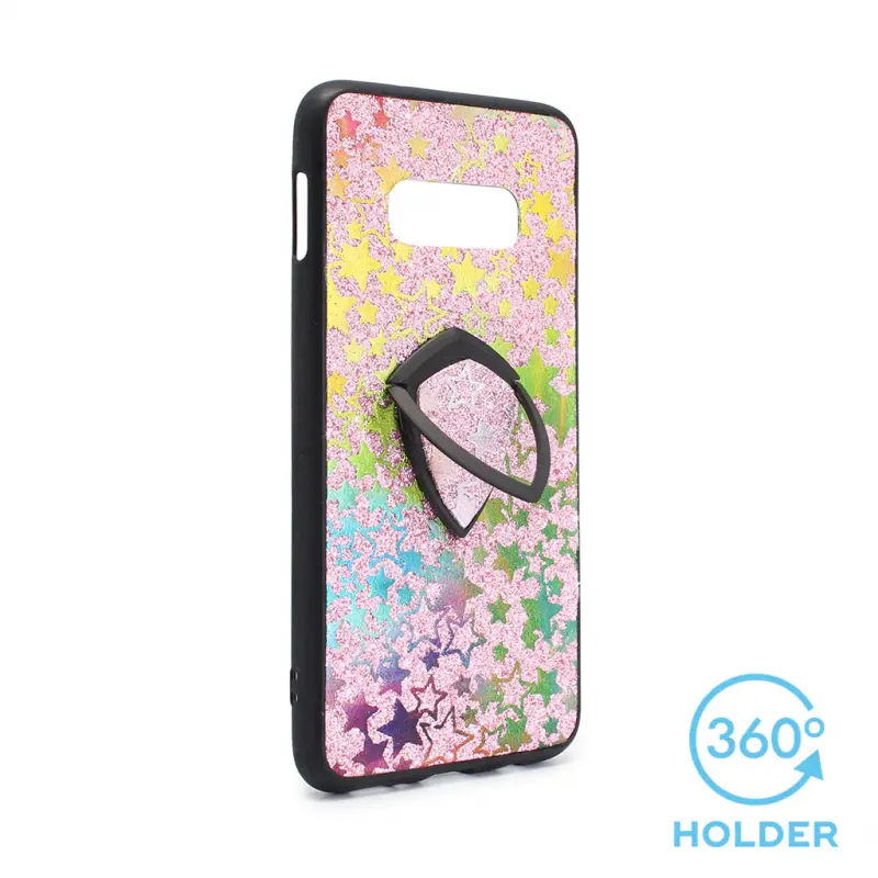 Torbica Colorful Star za Samsung G970 S10E + Holder Pink
