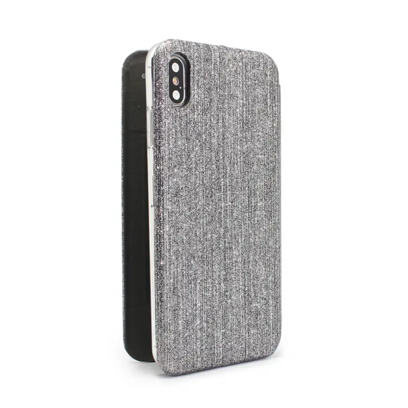 Torbica Flip Crystal za Iphone XS Max Crna