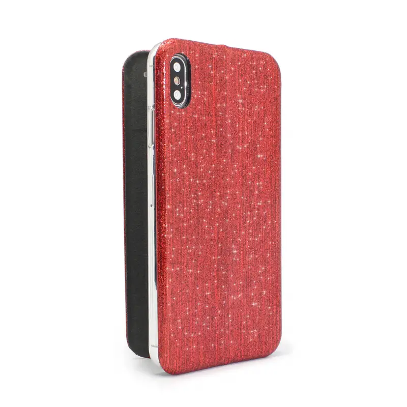 Torbica Flip Crystal za Iphone XS Max Crvena