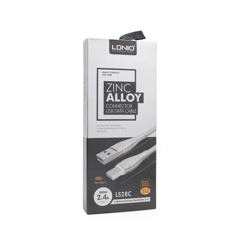 Data Kabl Ldnio LS28C Type C Sivi 1M