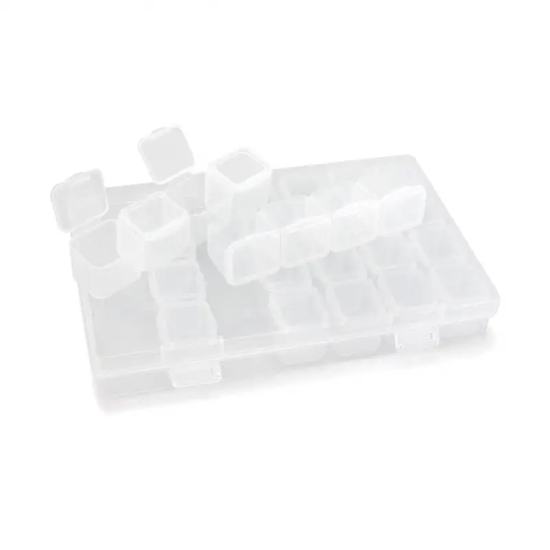 Set Kutijica za Sitne Delove 333-1 28 Mesta i Kutija Transparent