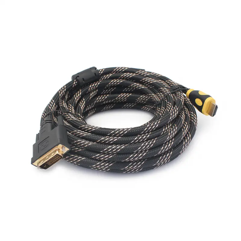 Kabl HDMI na DVI (24+1) 10M Crni