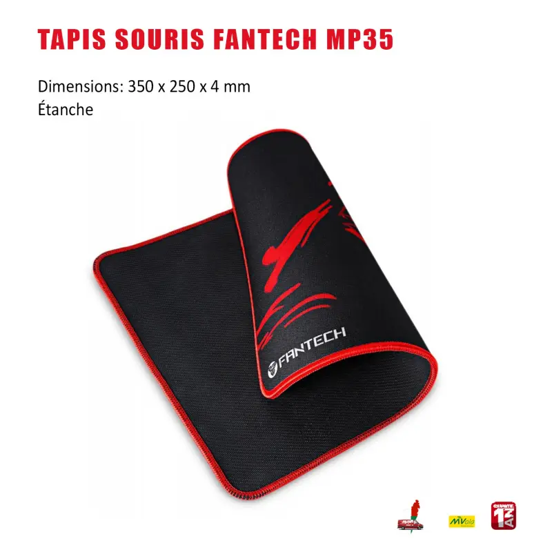 Podloga za Mis Fantech MP35 Crna