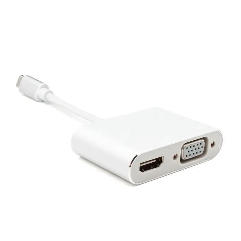 Adapter TYPE C na HDMI + VGA Jwd-t6