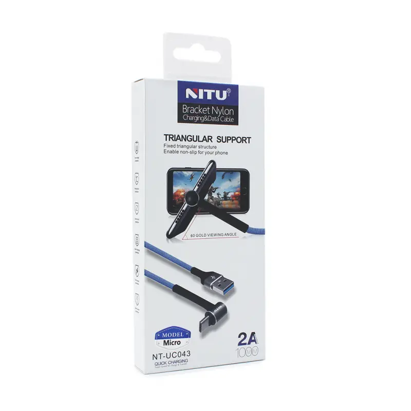 Data Kabl NITU UC043 Micro USB Crveni 1M