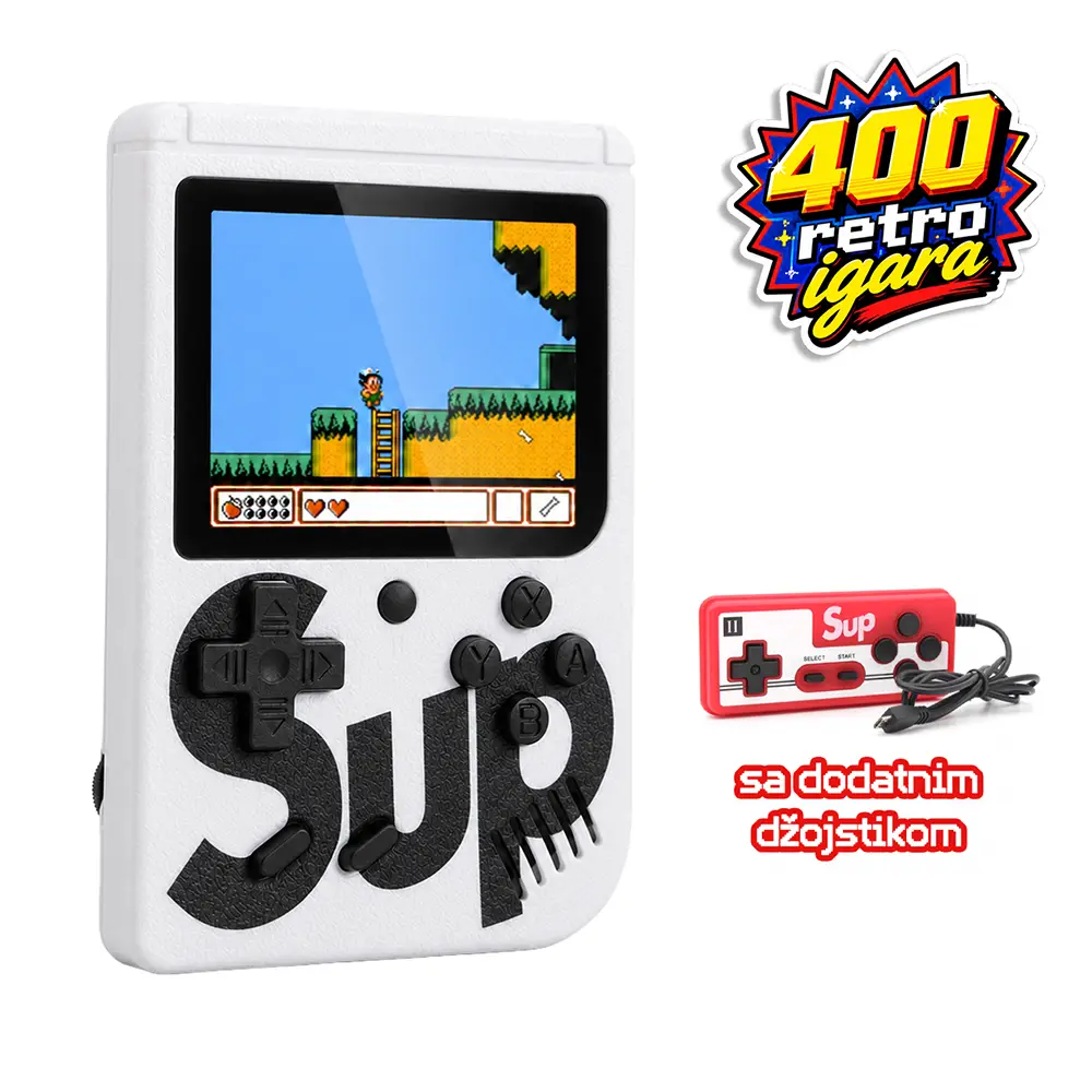 Konzola za Igranje Gameboy Sup400 Bela
