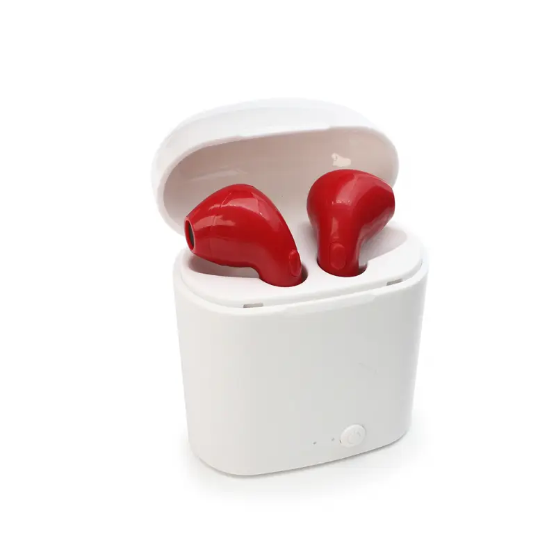 Bluetooth Slusalice Airpods I7S TWS Crvene