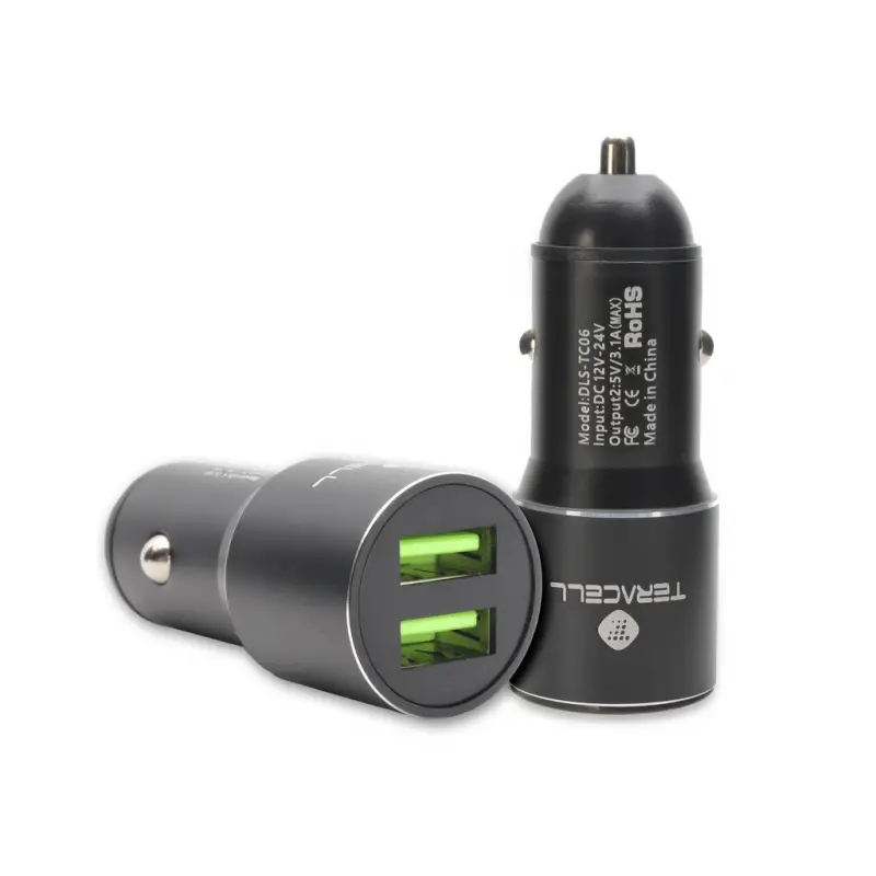 Auto Punjac Teracell Evolution TC-06 2XUSB 3.1a sa Micro USB Kablom