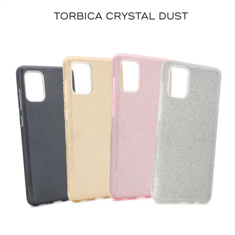 Torbica Crystal Dust za Huawei P40 Lite E Zlatna