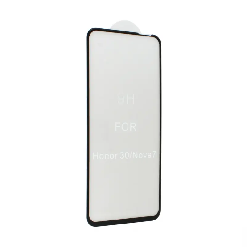 Zastitno Staklo Tempered Glass 2.5d Full Glue za Huawei Honor 30 Crni