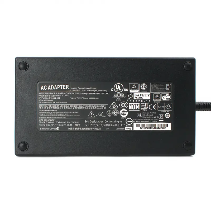 Punjac za Laptop HP 19.5v 10.3a (4.5*3.0) Ugao 90 HQ