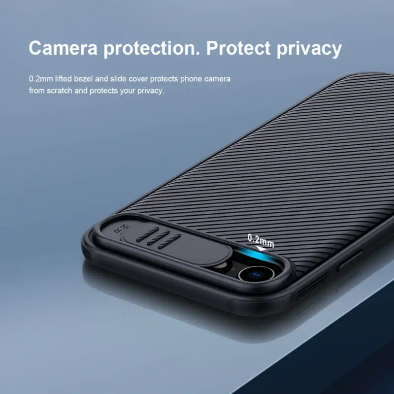 Torbica Nillkin Camshield Pro za Iphone 7/8/se 2020/2022 Crna
