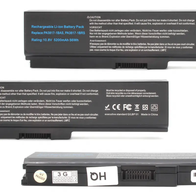 Baterija za Laptop Toshiba Satellite C650 Pa3817u 10.8v 5200mah Hq2200