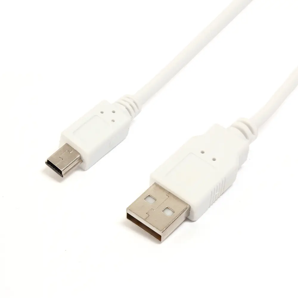 Auto Punjac Teracell Ultra DC01 2.4a sa Mini USB Kablom Beli