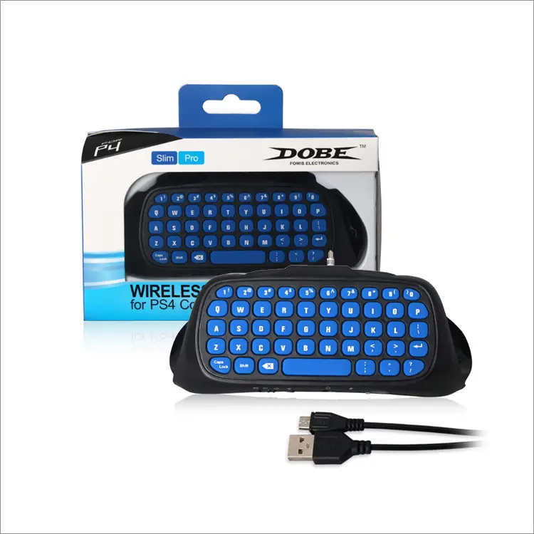 Dobe Tp4-022 Kontroler Tastatura za PS4 Plavo-crna