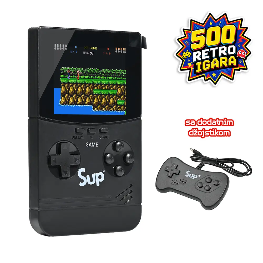 Konzola za Igranje Gameboy Sup500 Crna