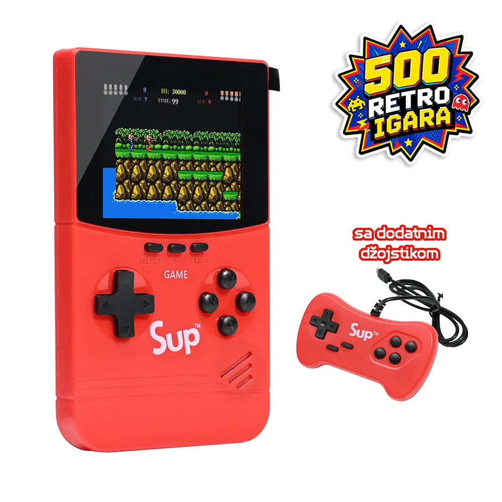 Konzola za Igranje Gameboy Sup500 Crvena