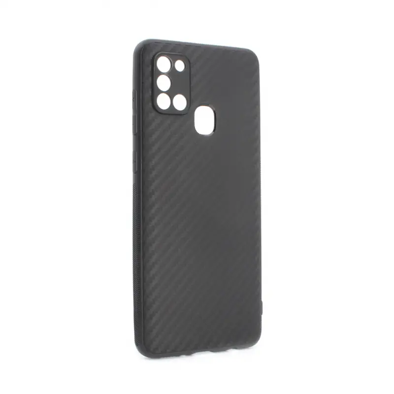 Torbica Carbon Fiber za Samsung A217F Galaxy A21S Crna