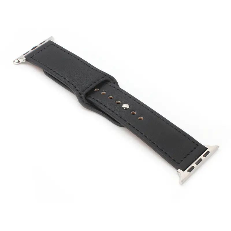 Narukvica Tribe Kozna za Apple Watch 42MM Crna