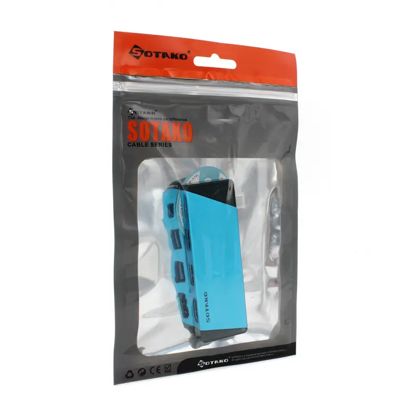 Adapter Type C na HDMI 2XUSB 3.0 PD (type C) Sotako St-c0402 Plavi