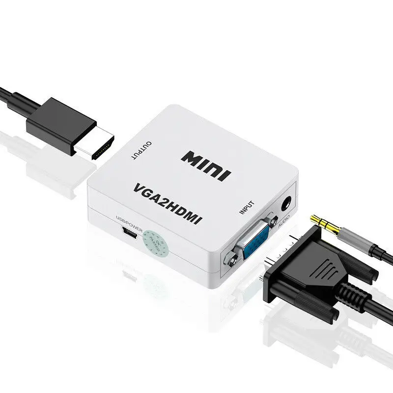 Adapter Box VGA na HDMI Jwd-h2