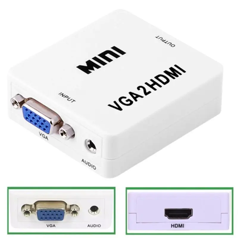 Adapter Box VGA na HDMI Jwd-h2