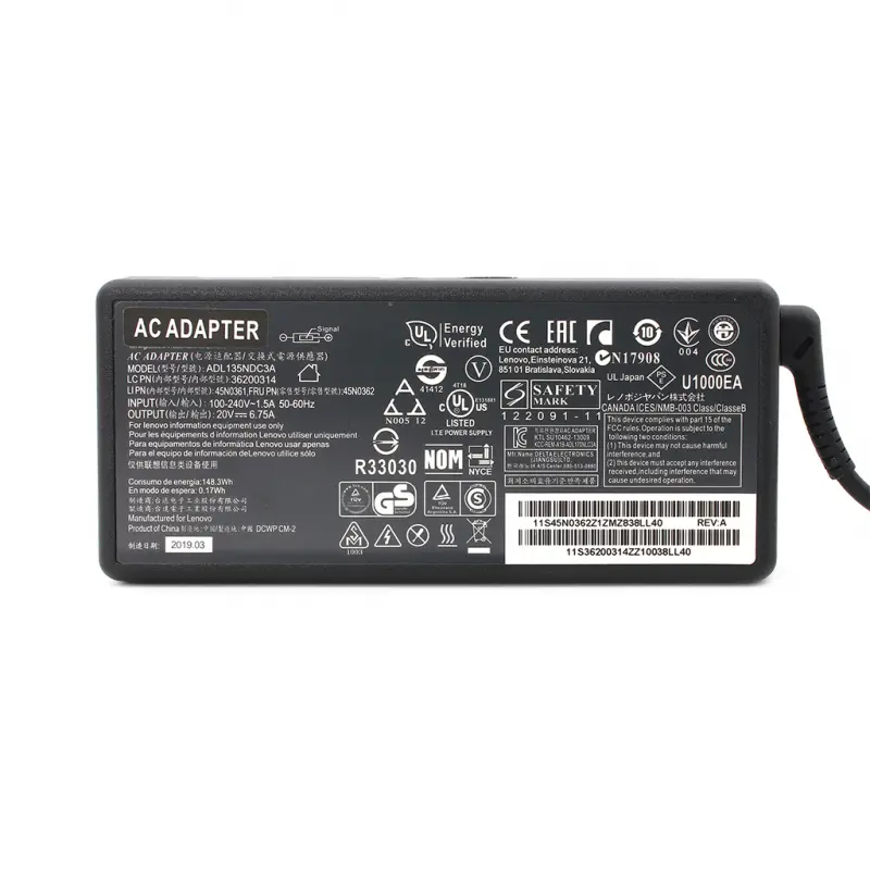 Punjac za Laptop Lenovo 20V 6.75a USB Type HQ
