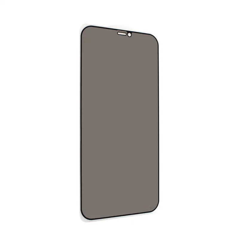 Zastitno Staklo Tempered Glass Privacy 2.5d Full Glue za Iphone 12 Max Pro 6.7 Crna