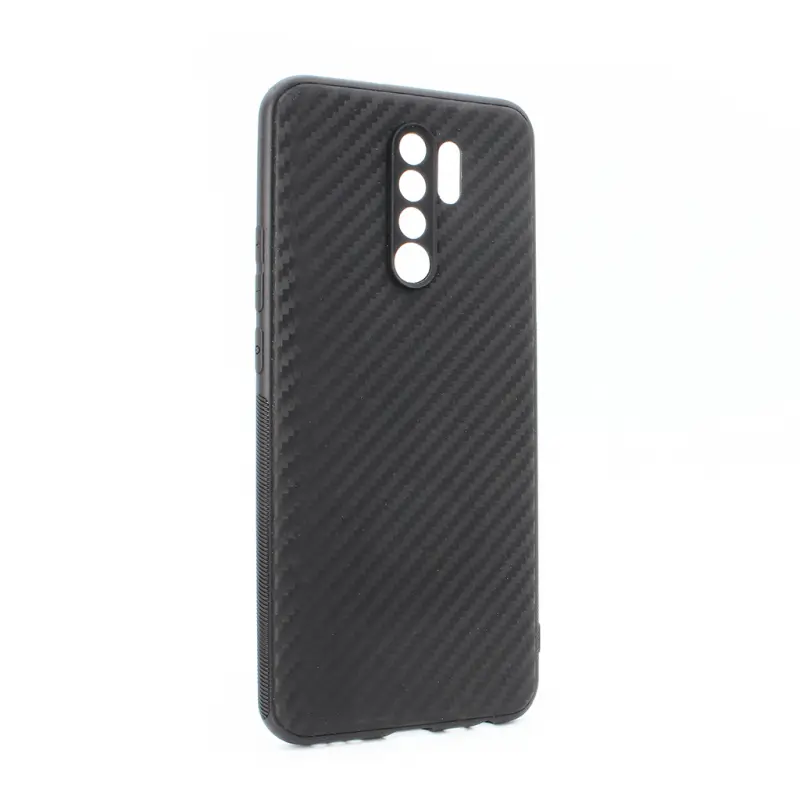 Torbica Carbon Fiber za Xiaomi Redmi 9 Crna
