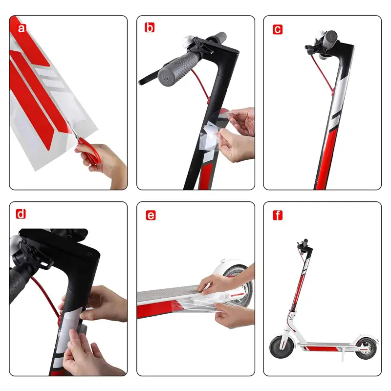 Svetleci Stiker za Osovinu za Elektricni Trotinet Xiaomi 365 Tip 4