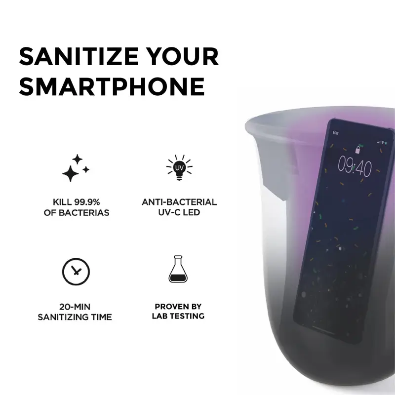 Wireless Punjac sa UV Zastitom Lexon Oblio LH59N Crni