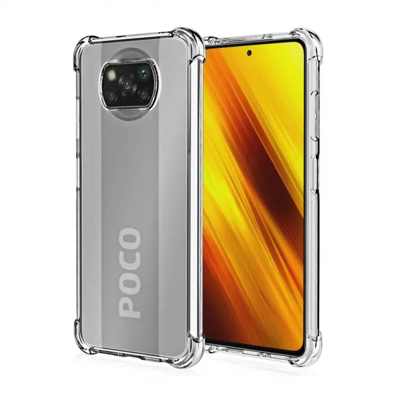 Torbica Transparent Ice Cube za Xiaomi Poco X3/x3 Pro/x3 NFC