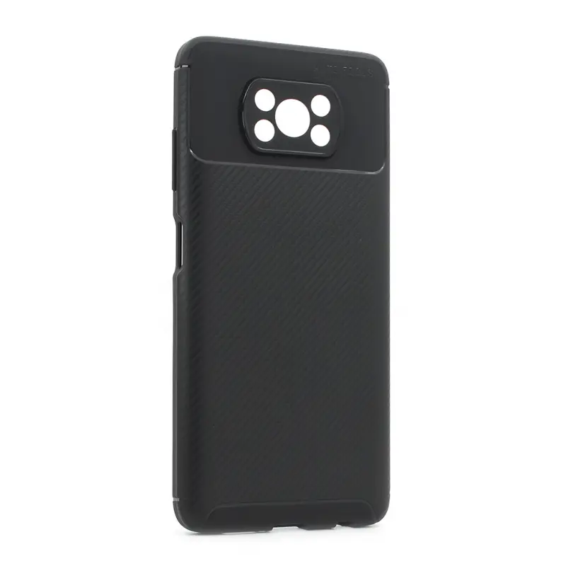 Torbica Defender Carbon za Xiaomi Poco X3/x3 Pro/x3 NFC Crna