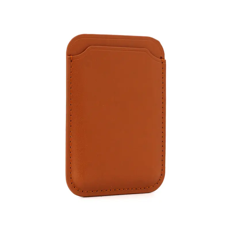 Drzac za Kartice Leather Wallet Svetlo Braon