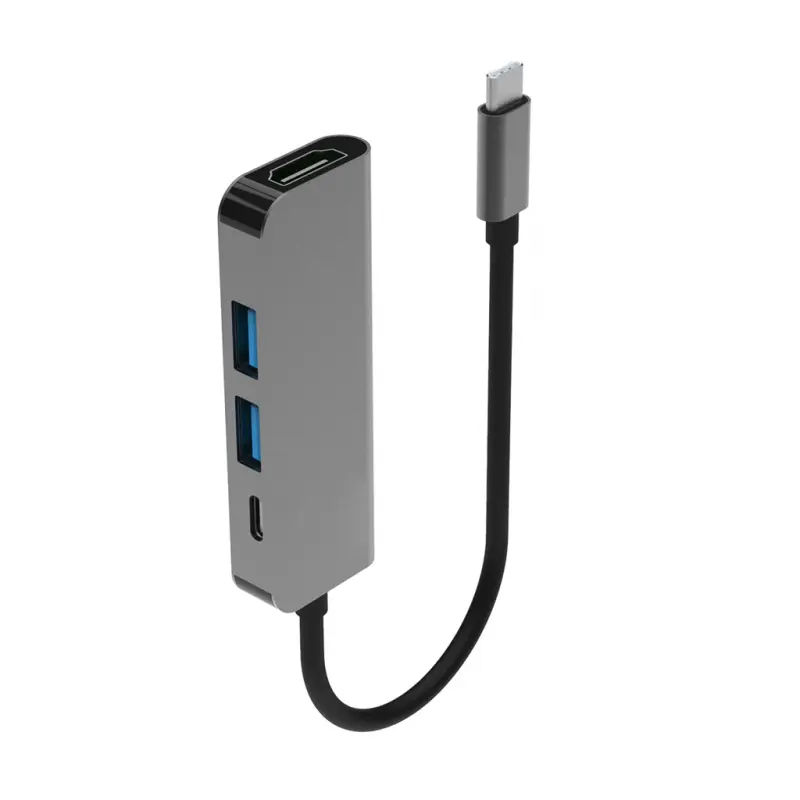 Adapter Type C na HDMI 2XUSB 3.0 Type C 4U1