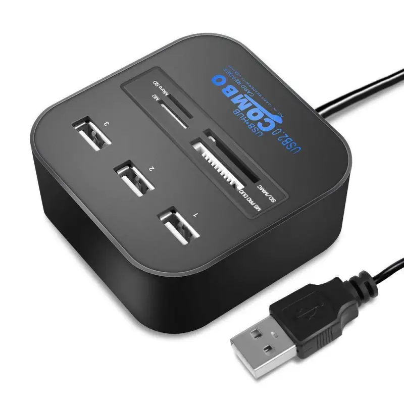 USB HUB i Citac Kartica 2U1 Jwd-u35
