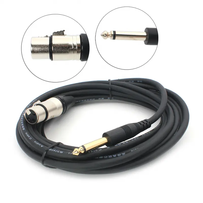 Mikrofonski Kabl XLR na 6.3mm Jwd-au20 5M