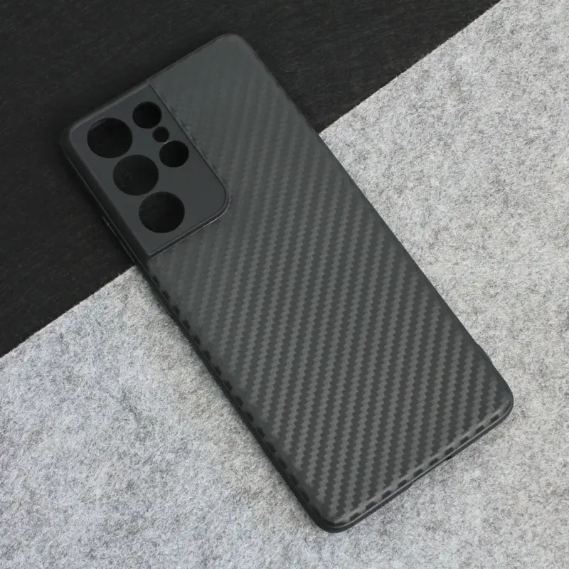 Torbica Carbon Fiber za Samsung G998B Galaxy S21 Ultra Crna